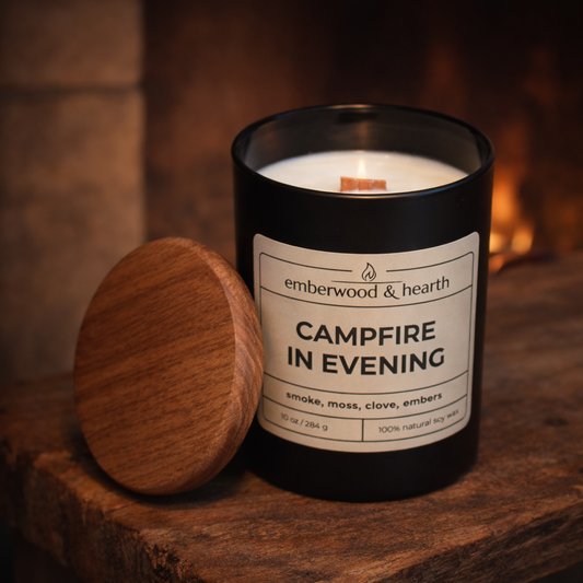 Campfire in Evening