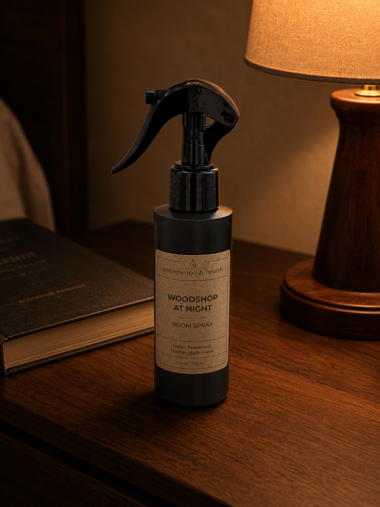 Woodshop at Night Room Spray
