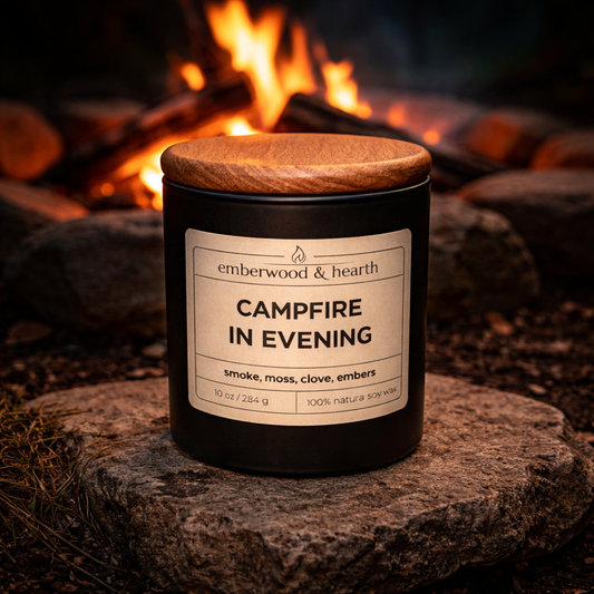 Campfire in Evening