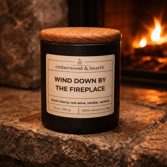 Wind Down by the Fireplace