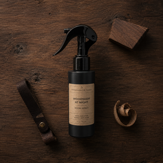 Woodshop at Night Room Spray